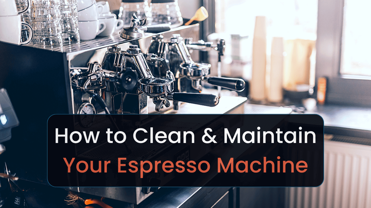 how to clean maintain your espresso machine
